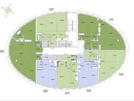 Продается 4-комнатная квартира ЖК Звезды, дом 1, 128.9  м², 35194000 рублей