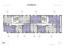 Продается 2-комнатная квартира ЖК Zenith (Зенит), 3 этап, 60.52  м², 8593840 рублей