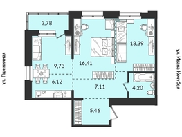 Продается 2-комнатная квартира ЖК Источник, дом 5, 66.2  м², 8208800 рублей