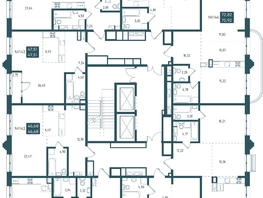 Продается 2-комнатная квартира ЖК Бродский, 1-я очередь, 63.41  м², 12285735 рублей