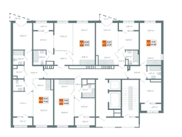 Продается 3-комнатная квартира ЖК Автор, дом 1, 58.55  м², 9167000 рублей