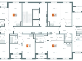 Продается 2-комнатная квартира ЖК Автор, дом 2, 53.84  м², 9883300 рублей