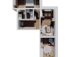 Продается 2-комнатная квартира ЖК Стрижи Сити, блок-секции 6,7, 65.2 м², 11410000 рублей