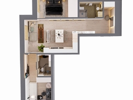 Продается 3-комнатная квартира ЖК Стрижи Сити, блок-секции 8,9, 68 м², 14935000 рублей