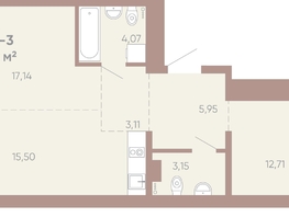 Продается 2-комнатная квартира ЖК Новые горизонты на Советской, д 1, 64.42 м², 9500000 рублей