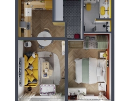 Продается 2-комнатная квартира ЖК Квартал Стрижи, 3 очередь, дом 2, 43.5 м², 9592000 рублей