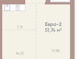 Продается 1-комнатная квартира ЖК Новые горизонты на Советской, д 1, 51.74 м², 8100000 рублей