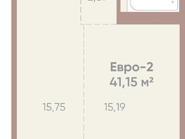 Продается 1-комнатная квартира ЖК Новые горизонты на Советской, д 1, 41.15 м², 7600000 рублей