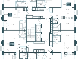 Продается 4-комнатная квартира ЖК Бродский, 1-я очередь, 107.79 м², 23070000 рублей