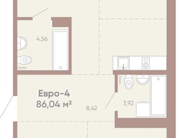 Продается 3-комнатная квартира ЖК Новые горизонты на Советской, д 1, 86.04  м², 13500000 рублей