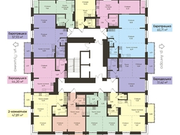 Продается 1-комнатная квартира ЖК Новые Горизонты на Пушкина, б/с 5, 47.89 м², 8900000 рублей