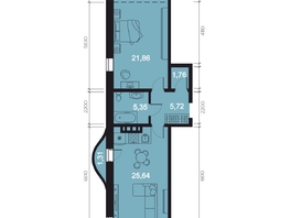 Продается 2-комнатная квартира ЖК RIVERANG (РиверАнг), 65 м², 17098088 рублей