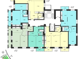 Продается 1-комнатная квартира ЖК Новые кварталы, дом 1, 43.8 м², 4870000 рублей