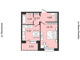 Продается 1-комнатная квартира ЖК Источник, дом 5, 38.07 м², 7226067 рублей