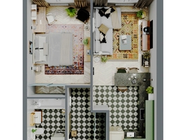 Продается 2-комнатная квартира ЖК Квартал Стрижи, 3 очередь, дом 2, 45.2  м², 8362000 рублей