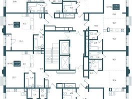 Продается 1-комнатная квартира ЖК Бродский, 1-я очередь, 47.51  м², 9390000 рублей