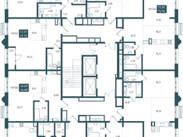 Продается 1-комнатная квартира ЖК Бродский, 1-я очередь, 47.51  м², 8540000 рублей