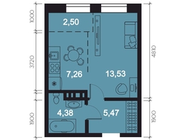 Продается 1-комнатная квартира ЖК RIVERANG (РиверАнг), 33.14  м², 9074790 рублей