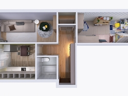Продается 2-комнатная квартира ЖК Юго-Западный, дом 17, 70.9  м², 9259000 рублей