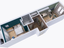 Продается 2-комнатная квартира ЖК Юго-Западный, дом 17, 51.57  м², 6647410 рублей