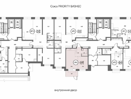 Продается 1-комнатная квартира ЖК СОЮЗ ПРИОРИТИ МАХ, д. 4, 46.72  м², 8833000 рублей