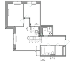 Продается 2-комнатная квартира ЖК Стрижи Сити, блок-секции 8,9, 61.7 м², 15560000 рублей