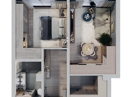 Продается 2-комнатная квартира ЖК Стрижи Сити, блок-секции 6,7, 44.23 м², 9509450 рублей