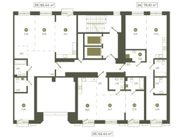 Продается 2-комнатная квартира ЖК Верба, 76.61 м², 16541850 рублей