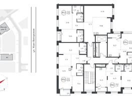 Продается 3-комнатная квартира ЖК СОЮЗ PRIORITY, дом 4, 113.66  м², 19100000 рублей
