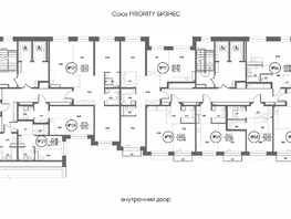 Продается 1-комнатная квартира ЖК СОЮЗ ПРИОРИТИ МАХ, д. 4, 41.64  м&sup2;, 9205000 рублей