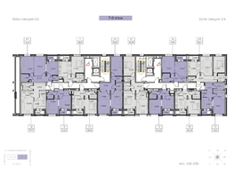 Продается 1-комнатная квартира ЖК Zenith (Зенит), 3 этап, 34.32  м², 5800080 рублей