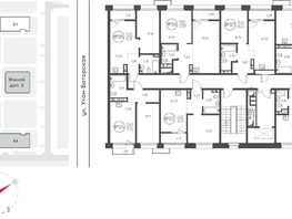 Продается 1-комнатная квартира ЖК СОЮЗ PRIORITY, дом 2, 36.74  м&sup2;, 9240110 рублей