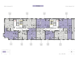 Продается 2-комнатная квартира ЖК Zenith (Зенит), 3 этап, 59.91  м&sup2;, 8507220 рублей