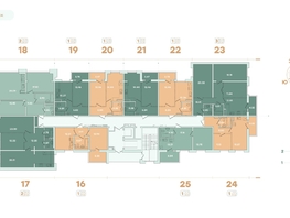 Продается 2-комнатная квартира ЖК Фамилия, дом 2, 80.96  м&sup2;, 13358400 рублей