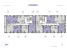 Продается 2-комнатная квартира ЖК Zenith (Зенит), 3 этап, 59.43  м&sup2;, 8676780 рублей