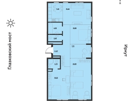 Продается 5-комнатная квартира ЖК Затон, блок-секция 2, 105.8  м&sup2;, 15764200 рублей