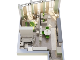 Продается 1-комнатная квартира ЖК Звезды, дом 1, 49.76  м&sup2;, 15544000 рублей