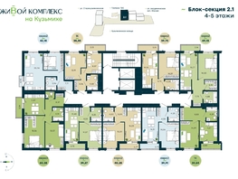Продается 1-комнатная квартира  ЖиВой комплекс на Кузьмихе, 39.91  м&sup2;, 7800000 рублей