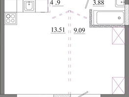 Продается 1-комнатная квартира ЖК Первый Ленинский квартал, Дом 6, 34.78  м&sup2;, 5182220 рублей