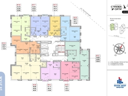 Продается 2-комнатная квартира ЖК Стрижи Сити, блок-секции 6,7, 46.71  м&sup2;, 10976850 рублей