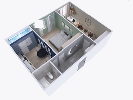 Продается 2-комнатная квартира ЖК Юго-Западный, дом 17, 57.7  м&sup2;, 8335660 рублей