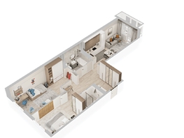 Продается 2-комнатная квартира  ЖиВой комплекс на Кузьмихе, 79.2  м&sup2;, 11250000 рублей