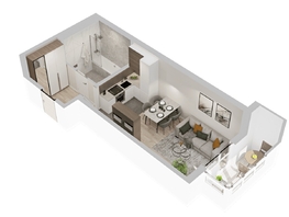 Продается 1-комнатная квартира  ЖиВой комплекс на Кузьмихе, 32.78  м&sup2;, 5550000 рублей