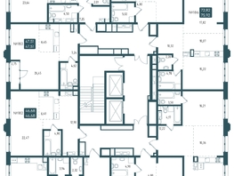 Продается 1-комнатная квартира ЖК Бродский, 1-я очередь, 42.91  м&sup2;, 10790000 рублей