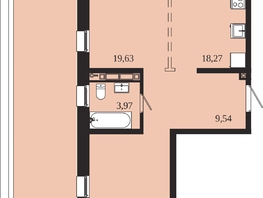 Продается 2-комнатная квартира ЖК 1661, 108.24  м&sup2;, 16850957 рублей