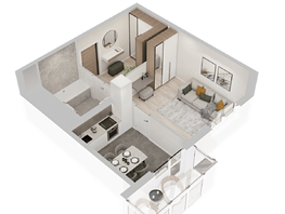 Продается 1-комнатная квартира  ЖиВой комплекс на Кузьмихе, 39.05  м&sup2;, 6800000 рублей