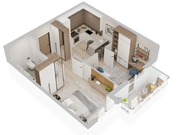 Продается 1-комнатная квартира  ЖиВой комплекс на Кузьмихе, 44.61  м&sup2;, 7100000 рублей