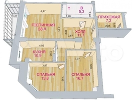 3-комн, Пионерский  пр-кт, д.58/1