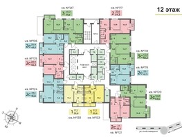 Продается 1-комнатная квартира ЖК Планета, корпус 2, 35.6  м², 5156000 рублей