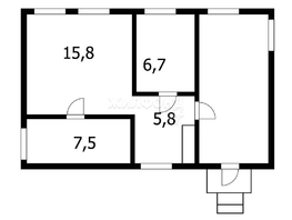 Продается Дом Ильменская  ул, 67.5  м², участок 6.3 сот., 3450000 рублей